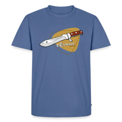 Men’s Premium T-Shirt PUMA Automesser Retrodesign - stone blue