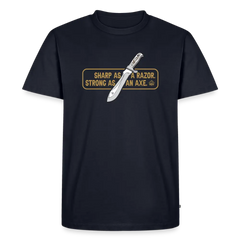 PUMA Men´s Premium T-Shirt "White Hunter Sharp & Strong" - navy