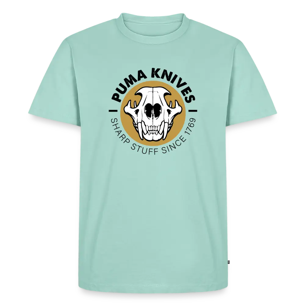 Men’s Premium T-Shirt Skull Frontal Sharp Stuff - mint 