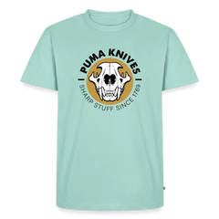 Men’s Premium T-Shirt Skull Frontal Sharp Stuff - mint 