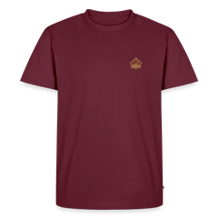Men’s Premium T-Shirt "PUMA Sharp Stuff White Hunter" - burgundy