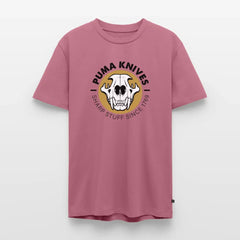 Men’s Premium T-Shirt Skull Frontal Sharp Stuff - mauve