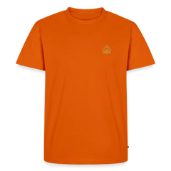 Men’s Premium T-Shirt "PUMA Sharp Stuff White Hunter" - orange 