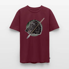 PUMA Herren Premium T-Shirt "Keiler & Saufeder" - burgundy