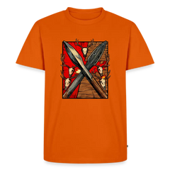 Men’s Premium T-Shirt Saufeder - orange 