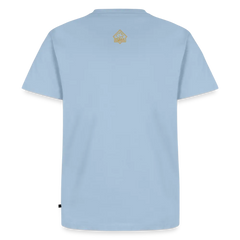 PUMA Herren Premium T-Shirt „Lauernder Puma" - light blue