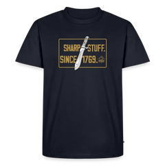 PUMA Herren Premium T-Shirt "Sharp stuff since 1769 Gold" - navy