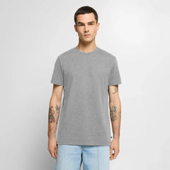 Men’s Premium T-Shirt PUMA Heritage Logo Back - heather grey