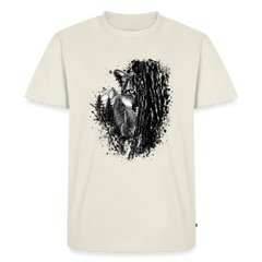 PUMA Herren Premium T-Shirt „Lauernder Puma" - off white
