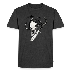 PUMA Herren Premium T-Shirt „White Hunter – Big Game" - heather anthracite