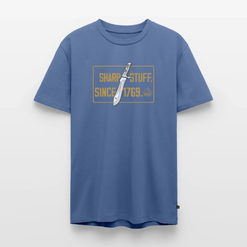 Sharp stuff since 1769 Gold - stone blue