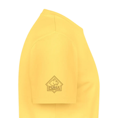 Men’s Premium T-Shirt PUMA Heritage Logo Back - sky yellow