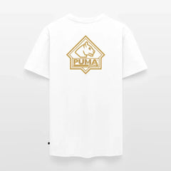 Men’s Premium T-Shirt PUMA Heritage Logo Back - white