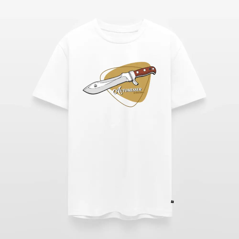 Men’s Premium T-Shirt PUMA Automesser Retrodesign - white