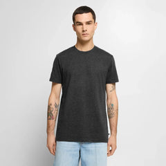 Men’s Premium T-Shirt PUMA Heritage Logo Back - heather anthracite