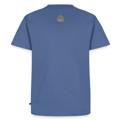 PUMA Herren Premium T-Shirt „Lauernder Puma" - stone blue