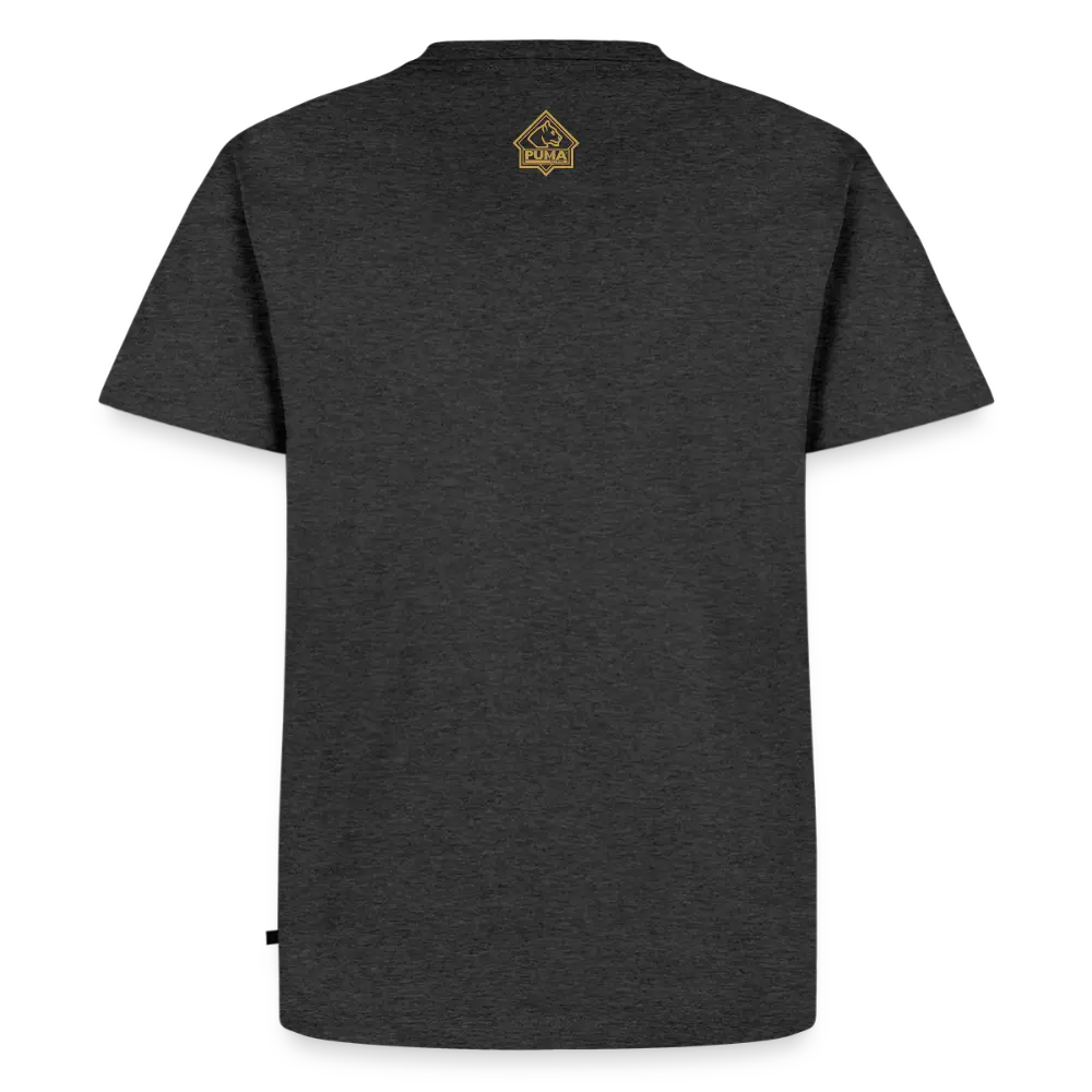 Men’s Premium T-Shirt PUMA Automesser Retrodesign - heather anthracite