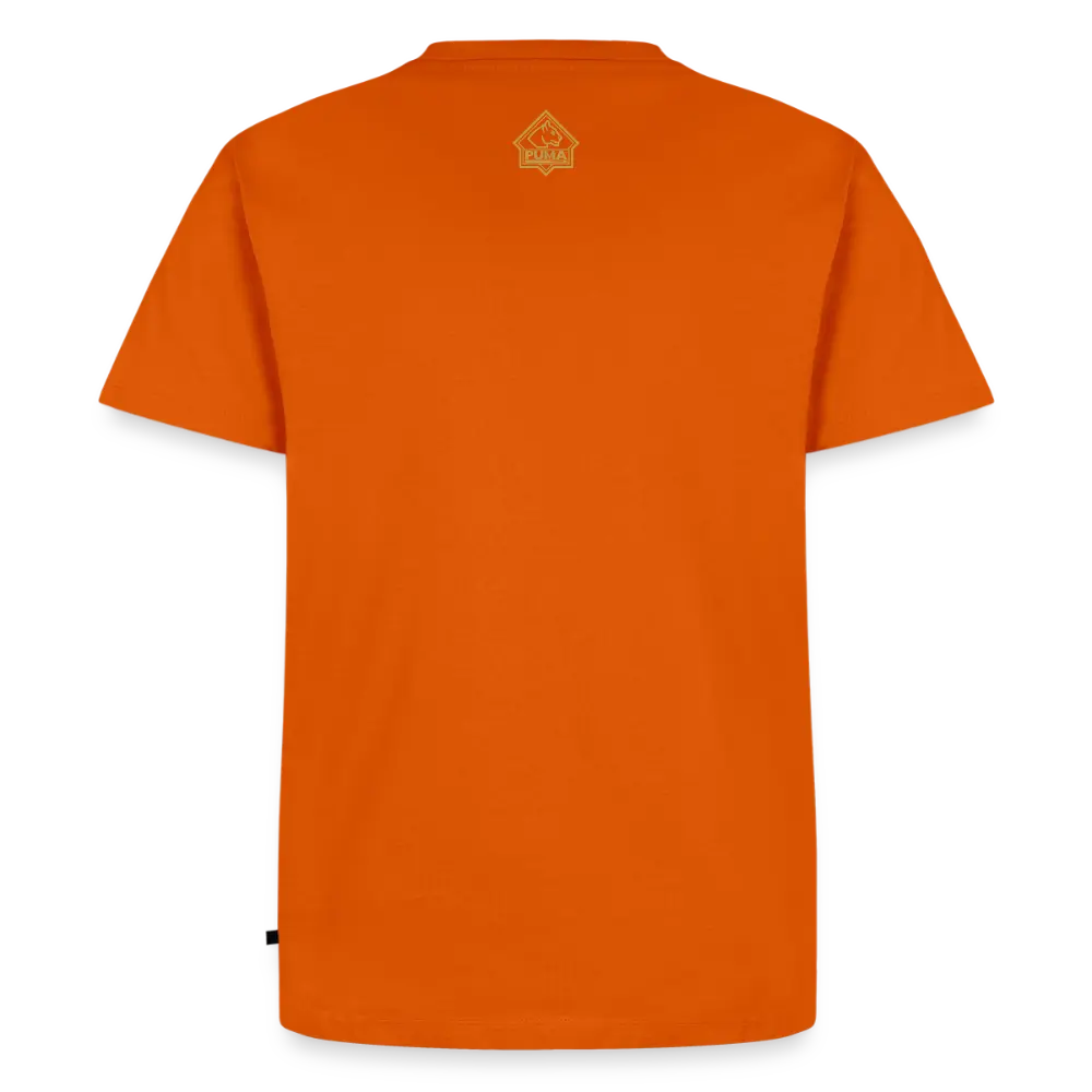 Men’s Premium T-Shirt PUMA Automesser Retrodesign - orange 