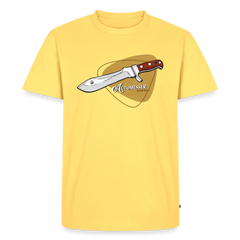 Men’s Premium T-Shirt PUMA Automesser Retrodesign - sky yellow