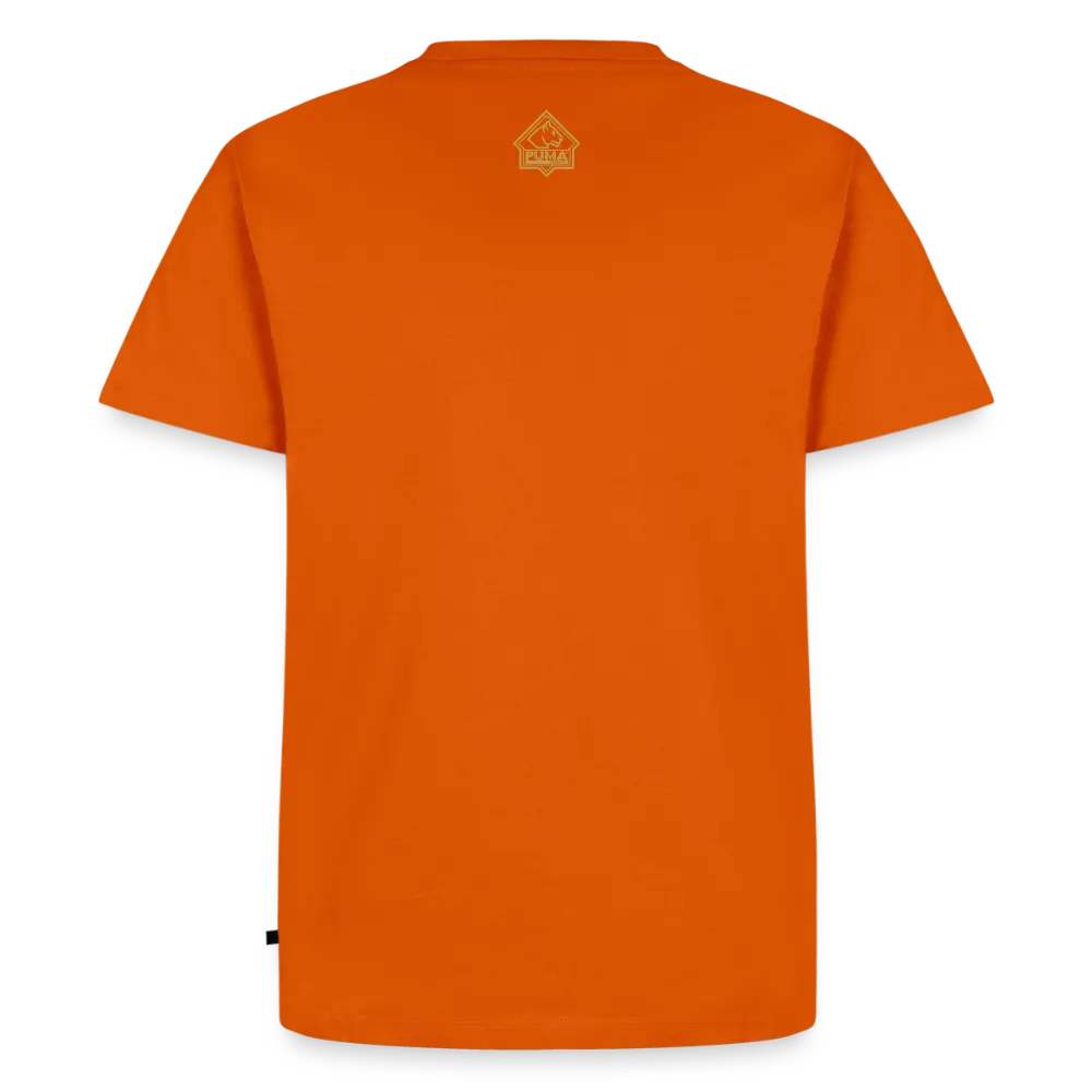 Men’s Premium T-Shirt Skull Frontal Sharp Stuff - orange 