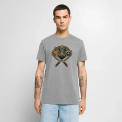 PUMA Men’s Premium T-Shirt "Wildlife" - heather grey