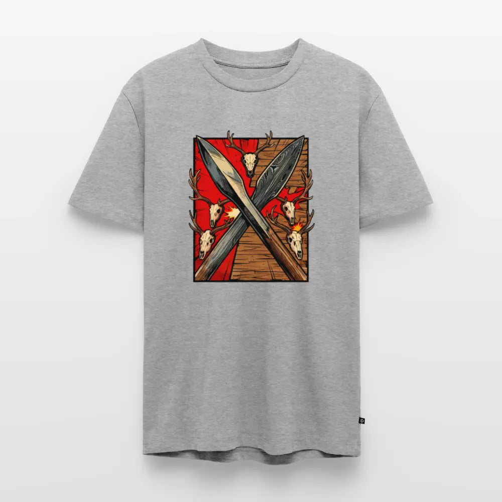Men’s Premium T-Shirt Saufeder - heather grey