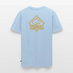 Men’s Premium T-Shirt PUMA Heritage Logo Back - light blue