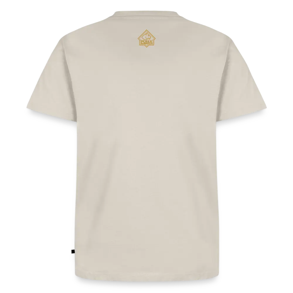 Men’s Premium T-Shirt Skull Frontal Sharp Stuff - beige