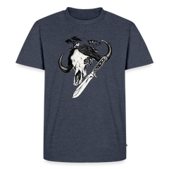 PUMA Herren Premium T-Shirt „White Hunter – Big Game" - heather denim