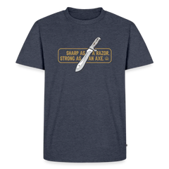 PUMA Men´s Premium T-Shirt "White Hunter Sharp & Strong" - heather denim