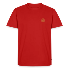 Men’s Premium T-Shirt "PUMA Sharp Stuff White Hunter" - red