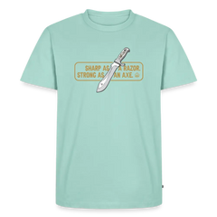 PUMA Men´s Premium T-Shirt "White Hunter Sharp & Strong" - mint 
