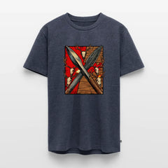 Men’s Premium T-Shirt Saufeder - heather denim