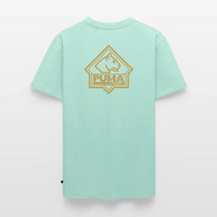 Men’s Premium T-Shirt PUMA Heritage Logo Back - mint 