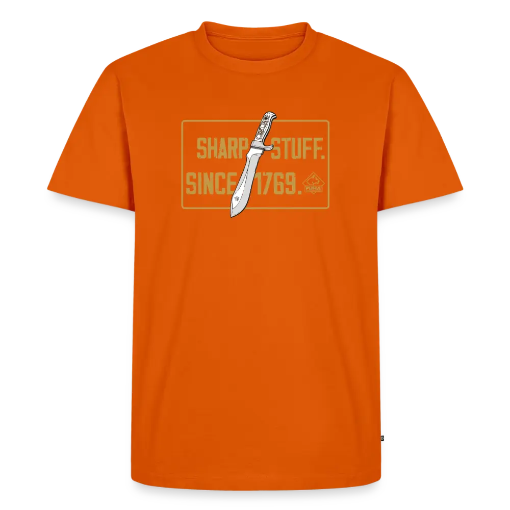 Sharp stuff since 1769 Gold - orange 