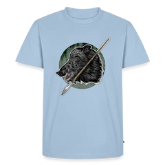 PUMA Herren Premium T-Shirt "Keiler & Saufeder" - light blue