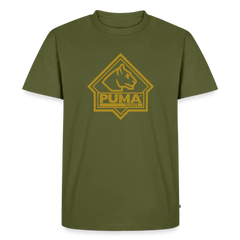 Men’s Premium T-Shirt PUMA Heritage Logo Front - khaki