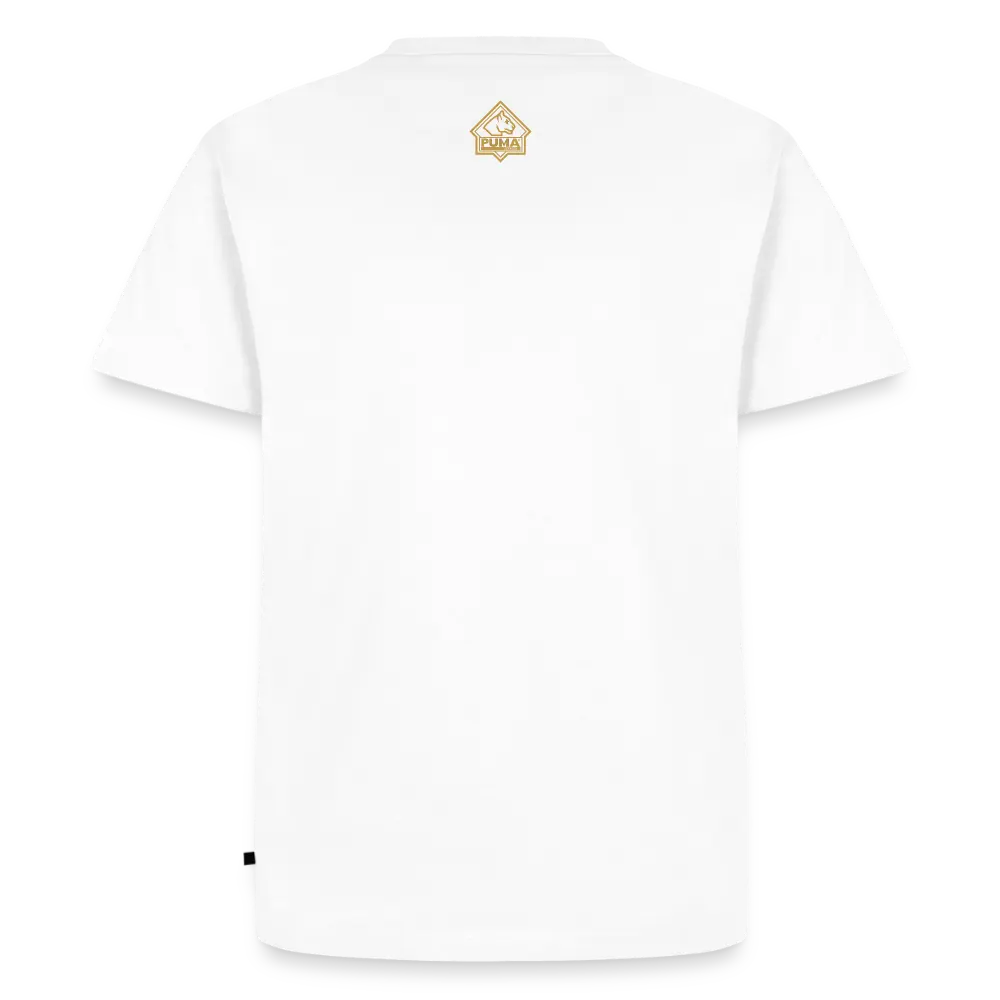 Men’s Premium T-Shirt Skull Frontal Sharp Stuff - white