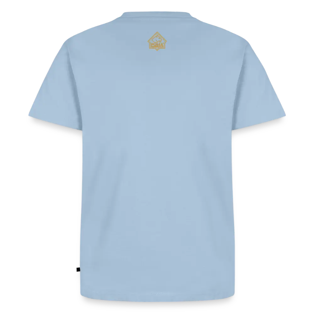 Men’s Premium T-Shirt Skull Frontal Sharp Stuff - light blue