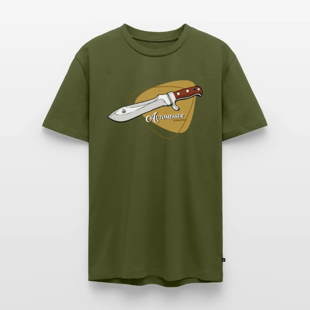 Men’s Premium T-Shirt PUMA Automesser Retrodesign - khaki