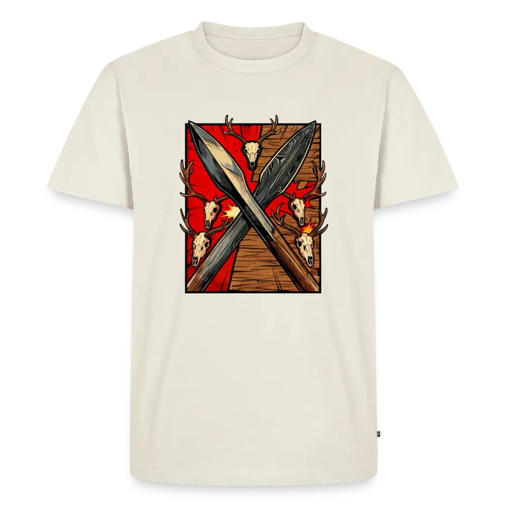 Men’s Premium T-Shirt Saufeder - off white