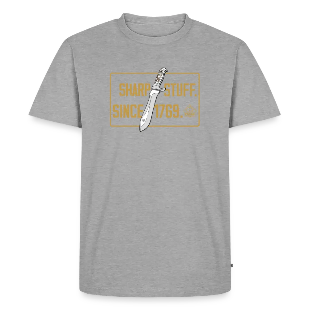 Sharp stuff since 1769 Gold - heather grey
