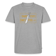 Sharp stuff since 1769 Gold - heather grey