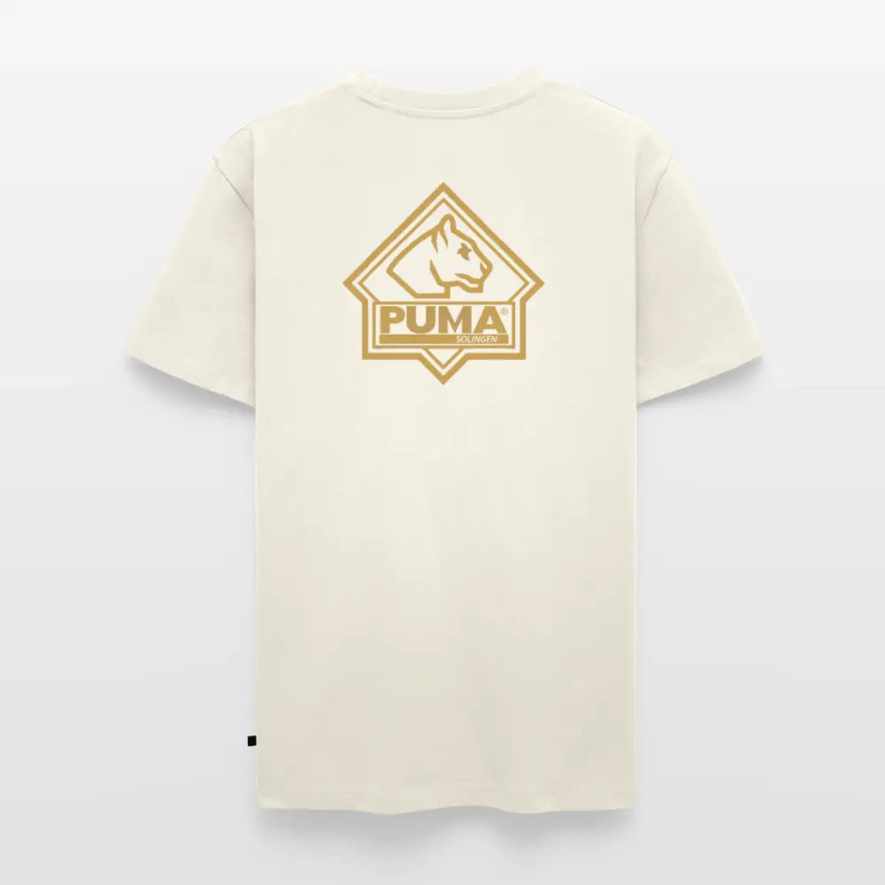 Men’s Premium T-Shirt PUMA Heritage Logo Back - off white