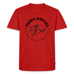 PUMA KNIVES Skull BW - red