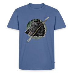 PUMA Herren Premium T-Shirt "Keiler & Saufeder" - stone blue