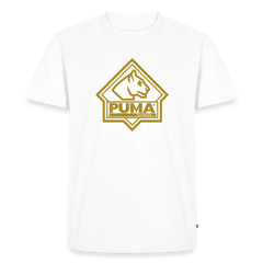 Men’s Premium T-Shirt PUMA Heritage Logo Front - white