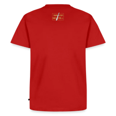 Men’s Premium T-Shirt "PUMA Sharp Stuff White Hunter" - red