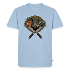 PUMA Men’s Premium T-Shirt "Wildlife" - light blue