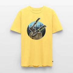 PUMA Herren Premium T-Shirt "Forever Survival" - sky yellow